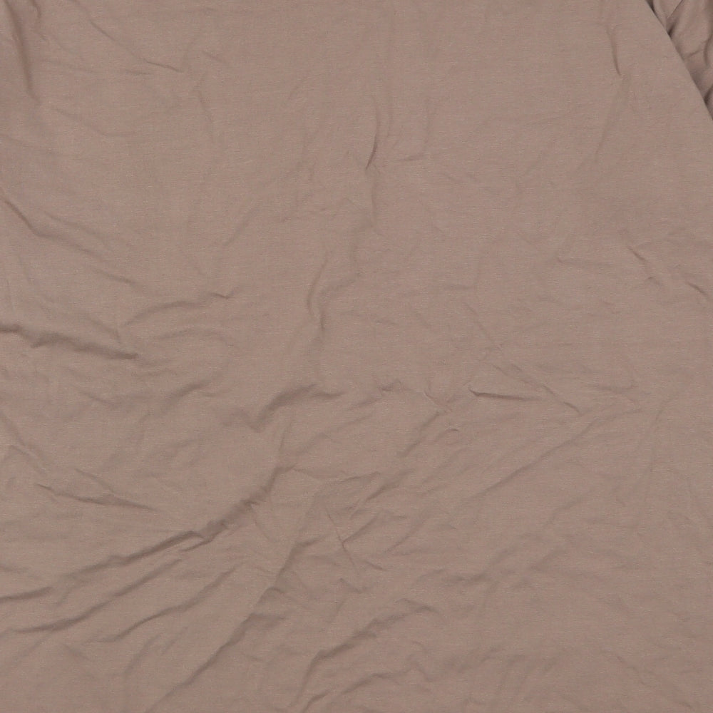 Pretty Little Thing Womens Brown   T-Shirt Dress  Size 8