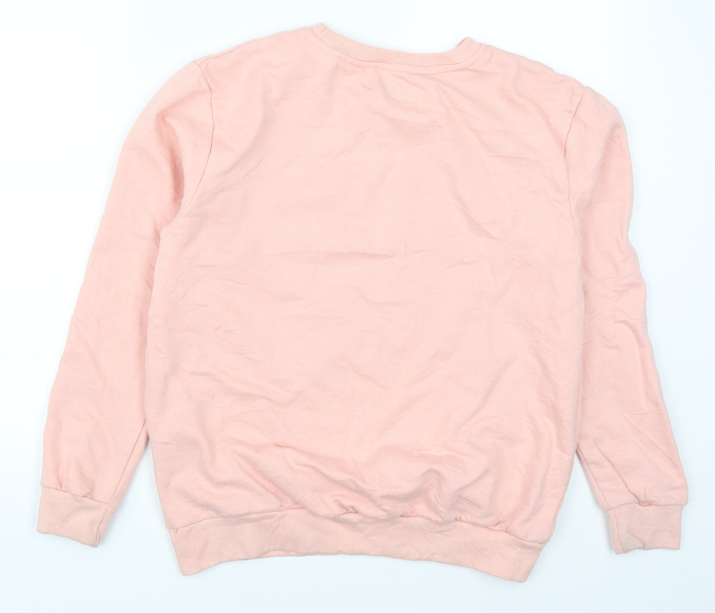 Disney Womens Pink   Pullover Sweatshirt Size 10  - Mickey and Minnie