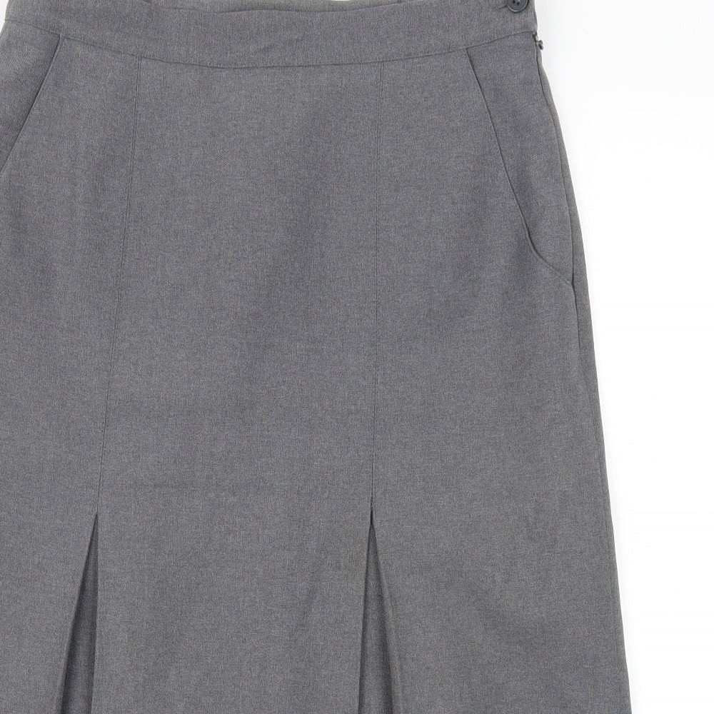 Esmorn Womens Grey   Pleated Skirt Size 14