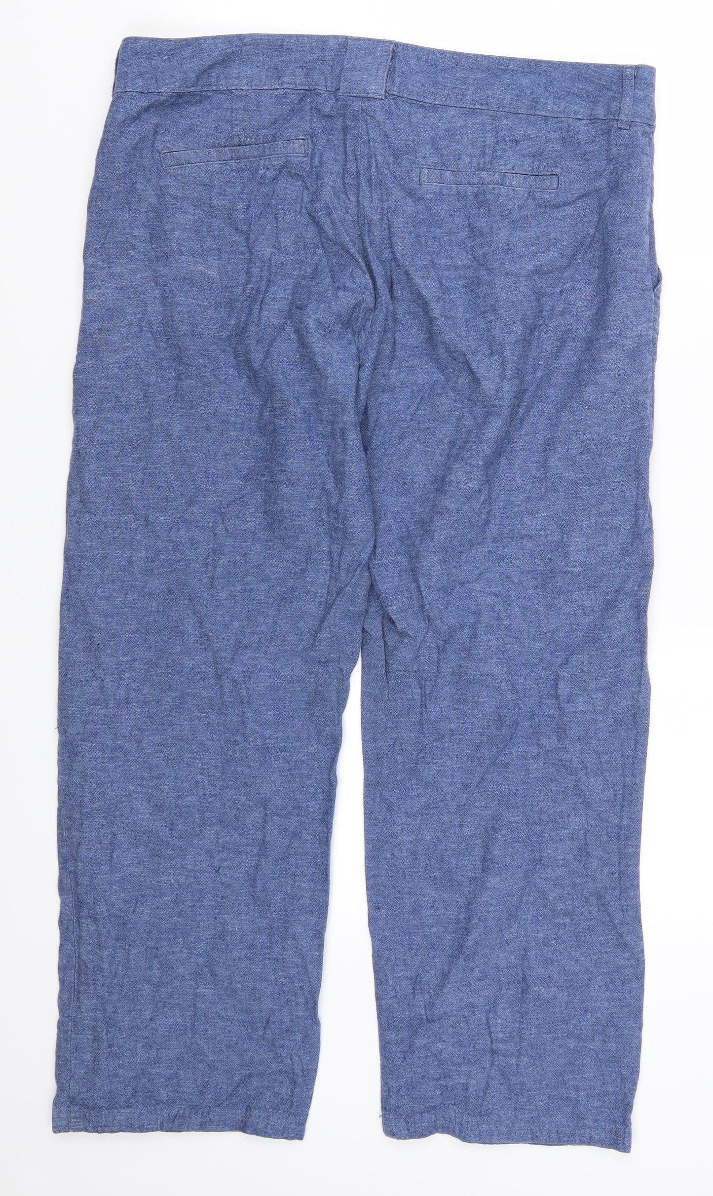 F&F Womens Blue   Trousers  Size 14 L27 in