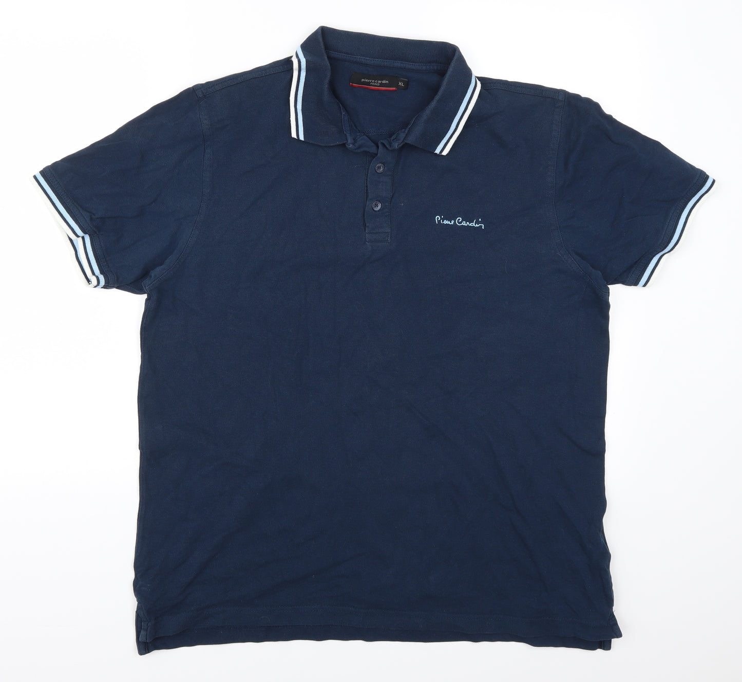 Pierre Cardin Mens Blue    Polo Size XL