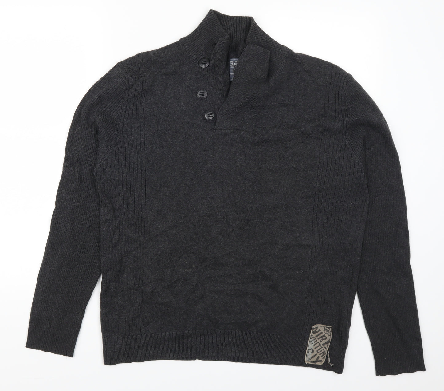 River Island Mens Grey   Pullover Jumper Size XL