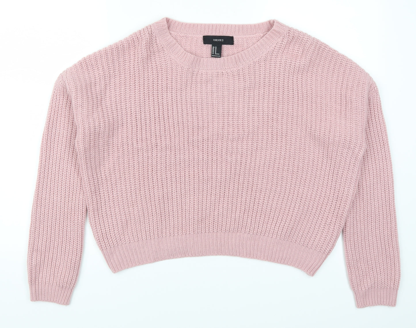 FOREVER 21 Womens Pink   Pullover Jumper Size M
