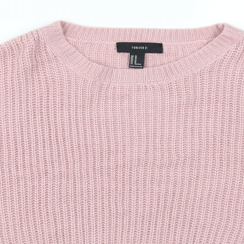 FOREVER 21 Womens Pink   Pullover Jumper Size M