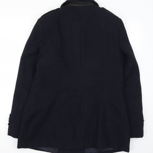 F&F Womens Blue   Overcoat Coat Size 14