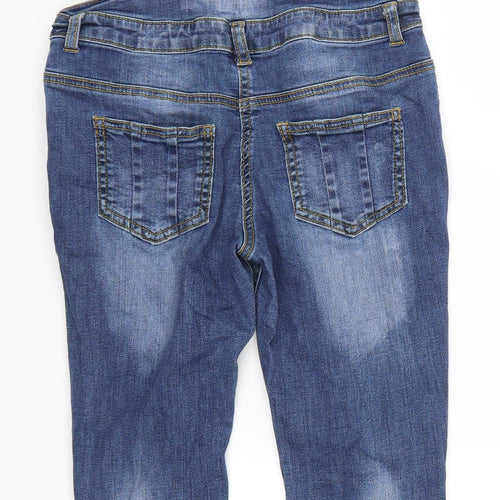 Nutmeg Girls Blue  Denim Dungaree One-Piece Size 9-10 Years