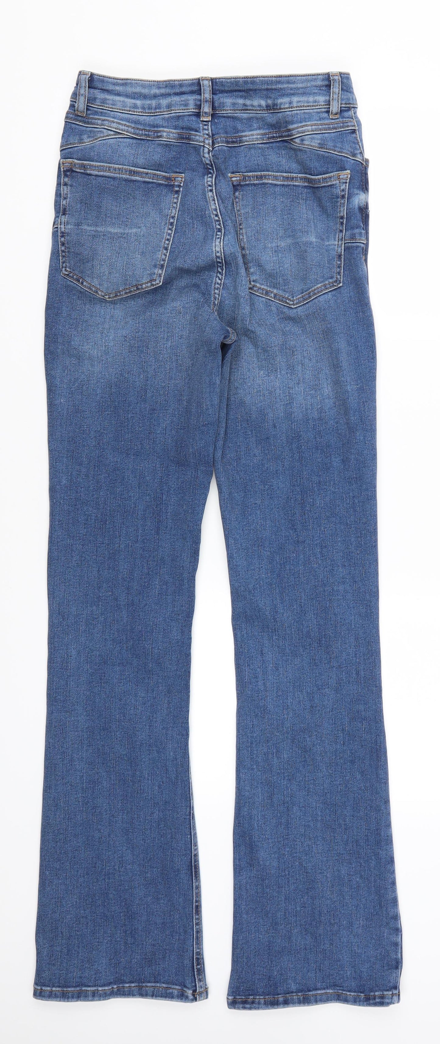 New Look Womens Blue  Denim Bootcut Jeans Size 10 L31 in