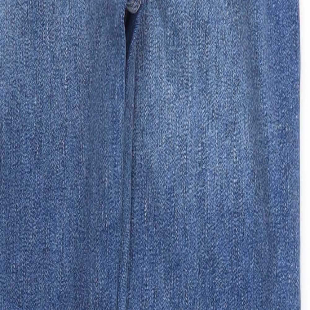 New Look Womens Blue  Denim Bootcut Jeans Size 10 L31 in