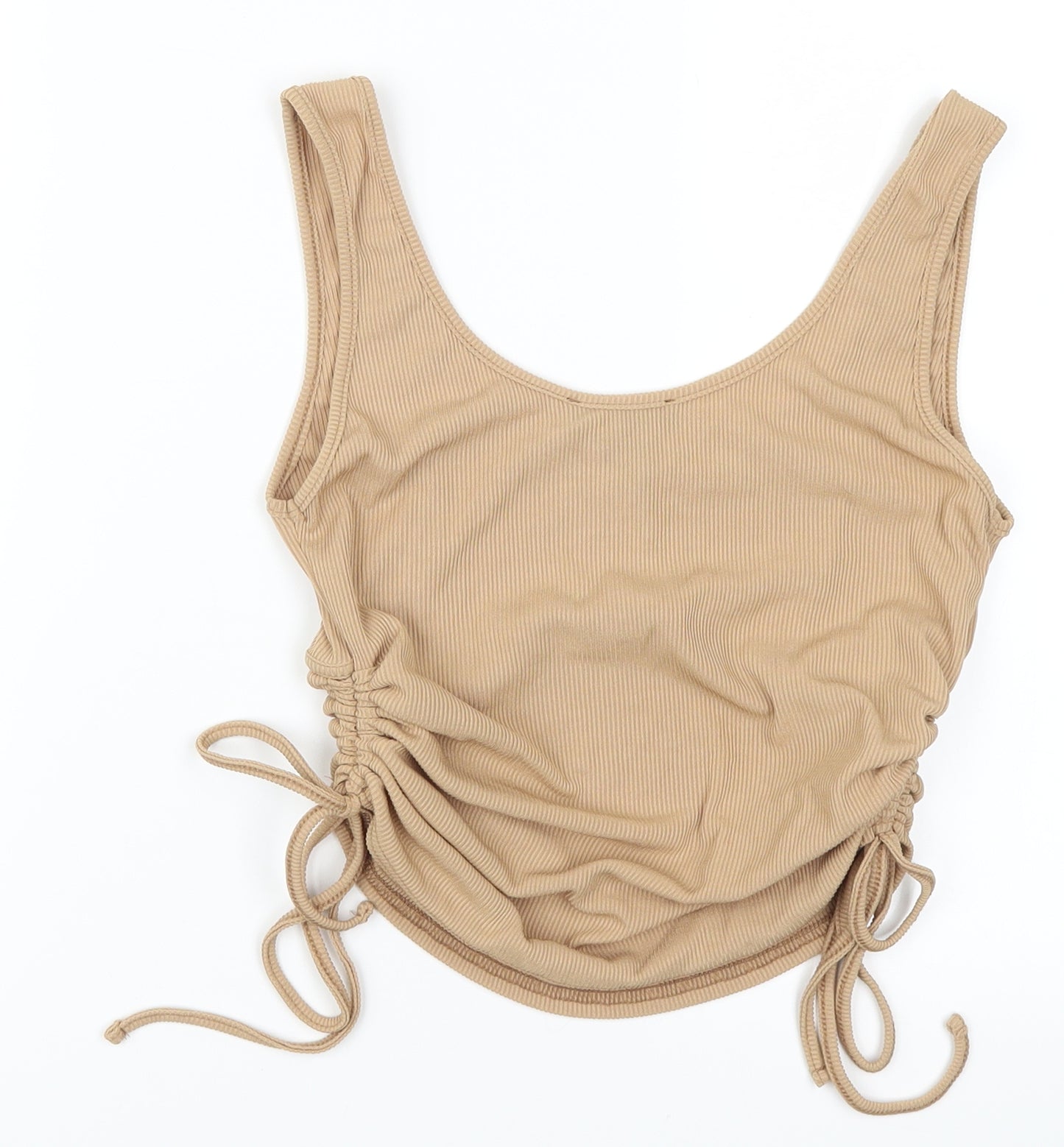 New Look Womens Beige   Cropped Tank Size 12