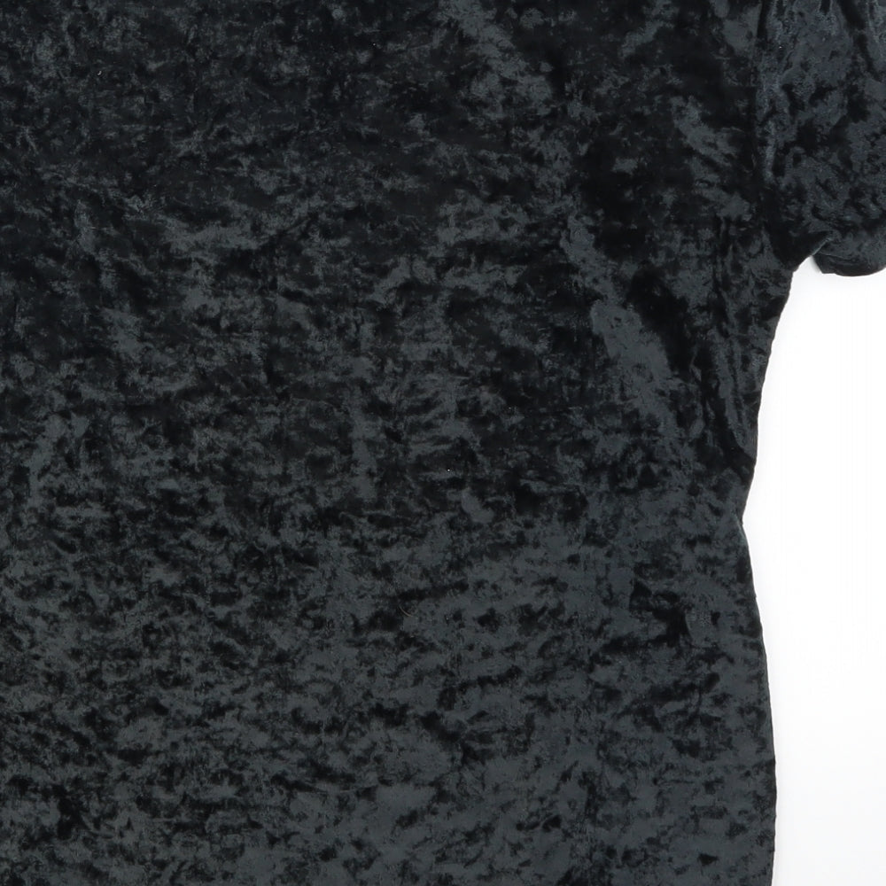 Linea Womens Black   Basic T-Shirt Size M