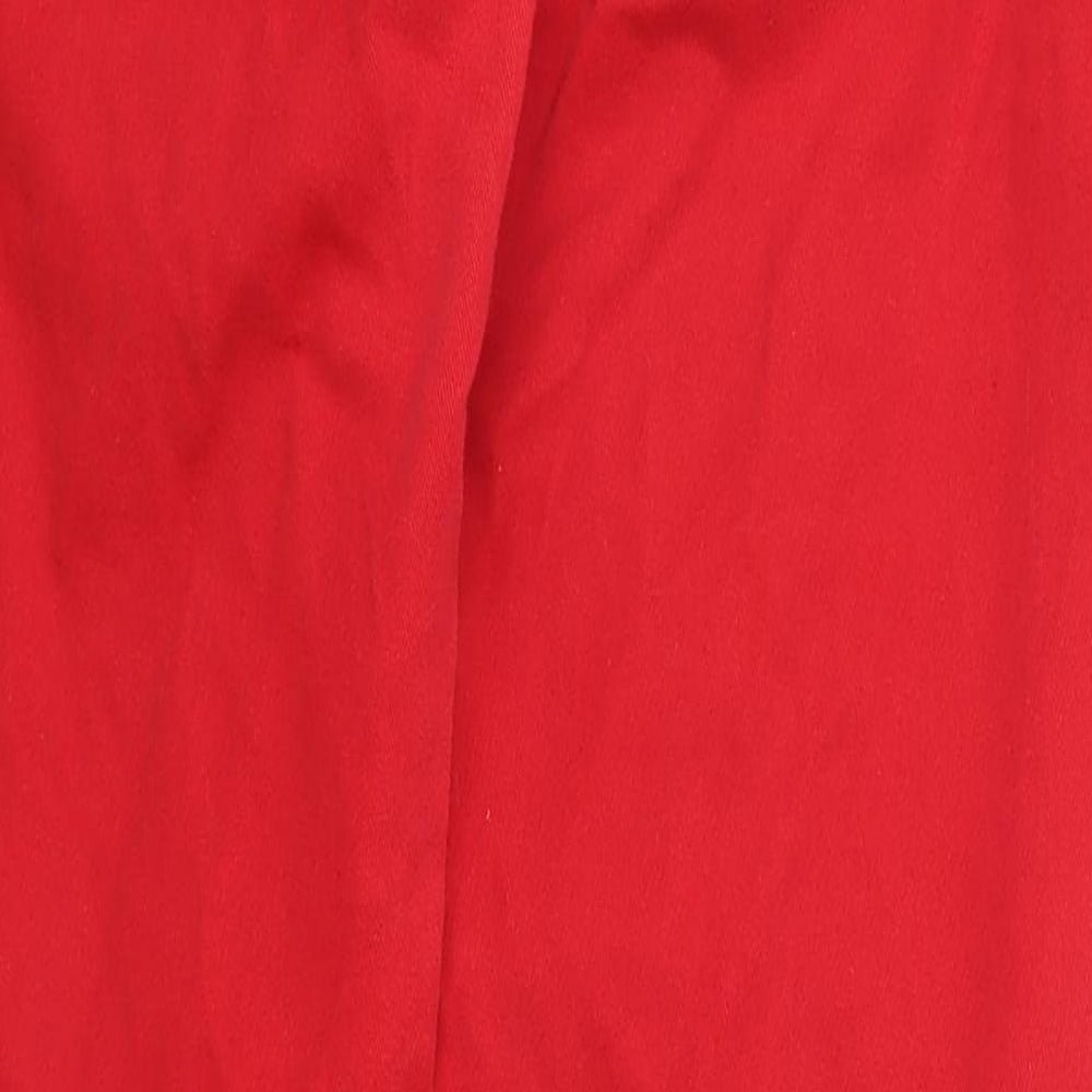 Parisian Womens Red  Denim Skinny Jeans Size 14 L30 in