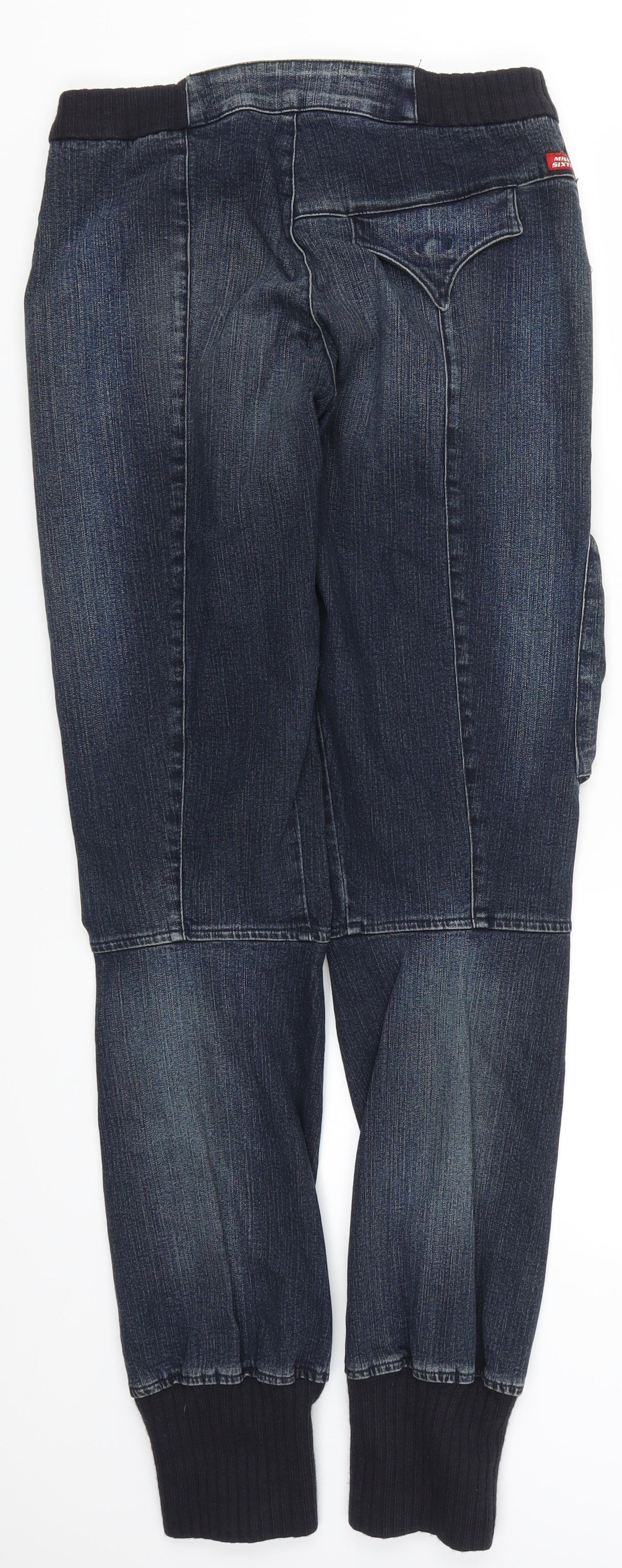 Miss Sixty Womens Blue  Denim Mom Jeans Size 28 in L32 in