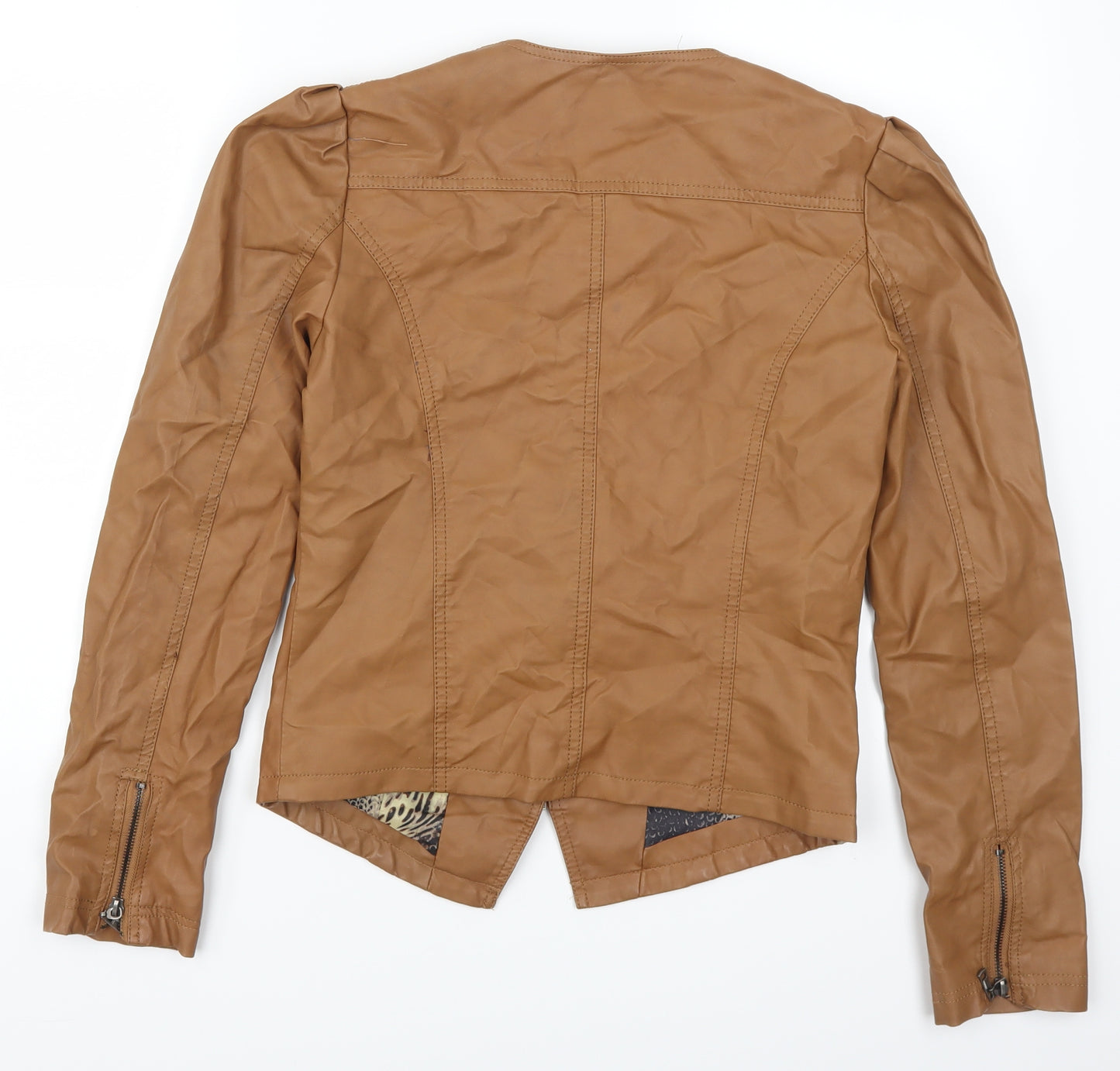 Cookie Seven Womens Brown   Jacket  Size M