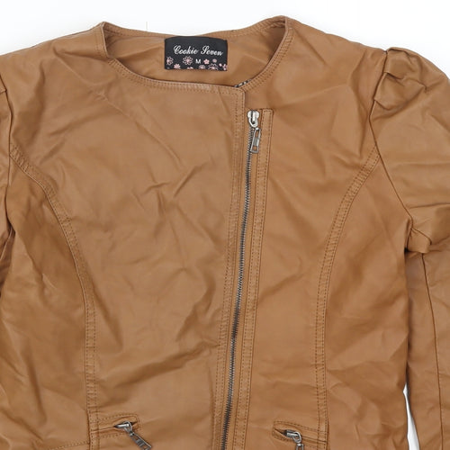Cookie Seven Womens Brown   Jacket  Size M