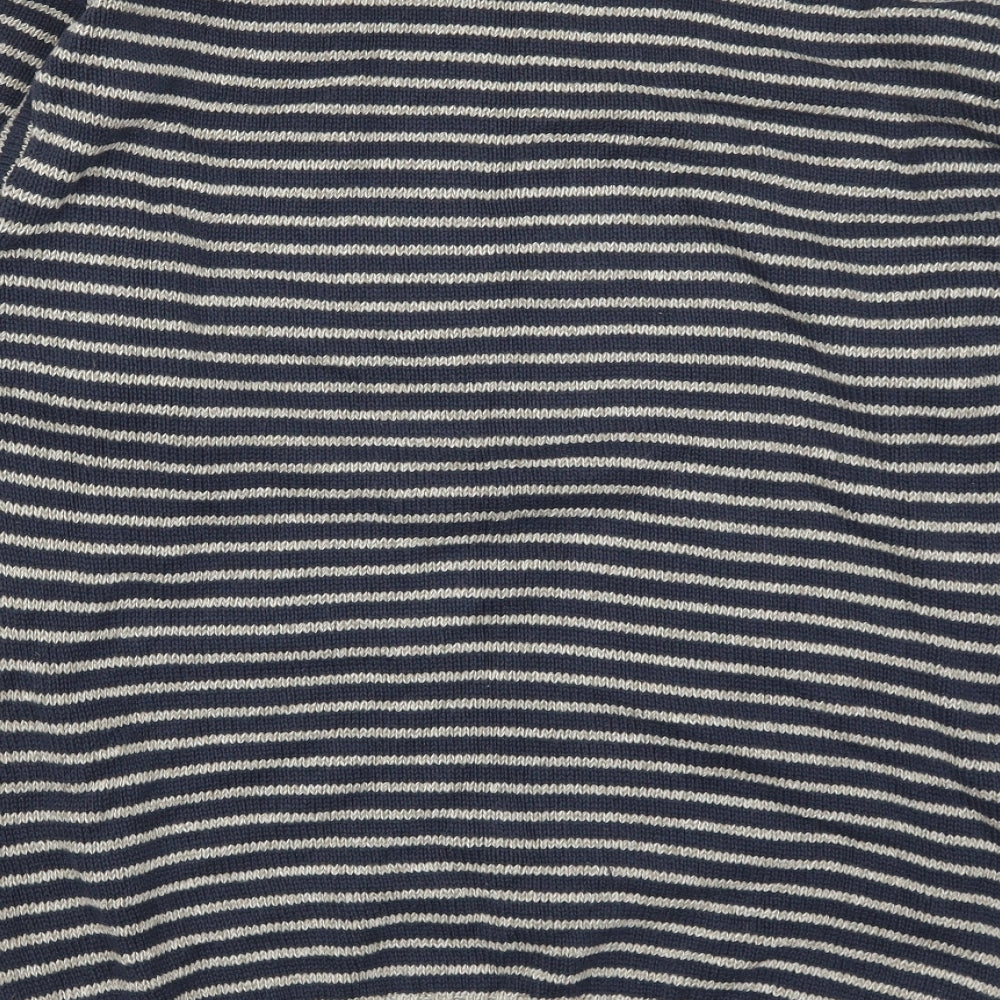 Burton Mens Blue Striped  Pullover Jumper Size L