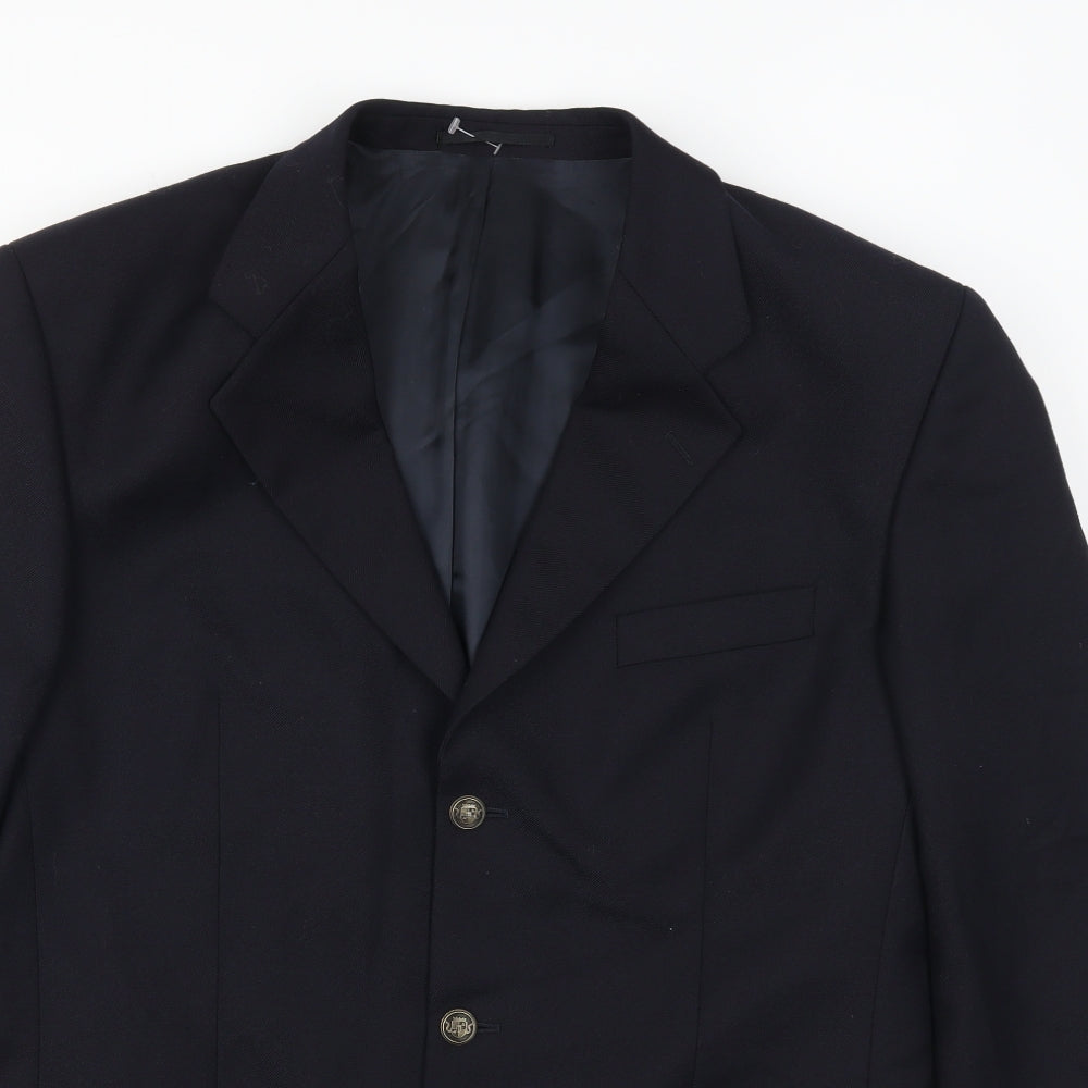 Varteks Mens Blue   Jacket Suit Jacket Size 44
