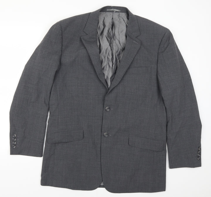 Skopes Mens Grey Jacket Suit Jacket Size 42