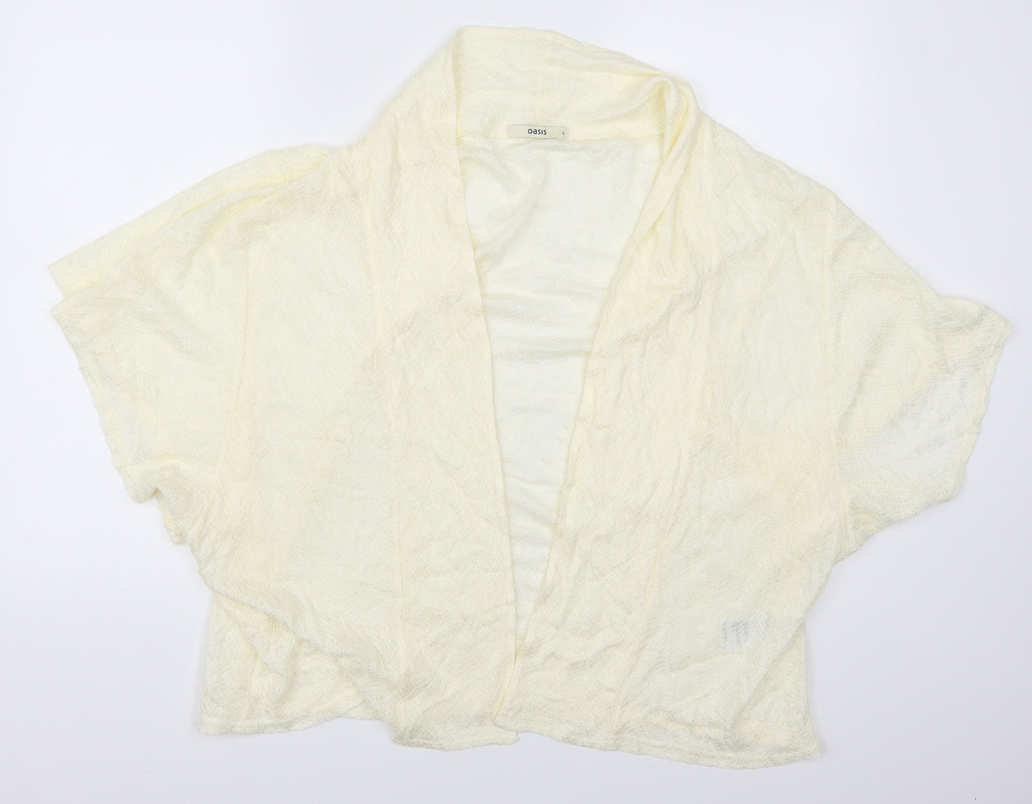 Oasis Womens Beige   Cardigan Jumper Size S  - Cream