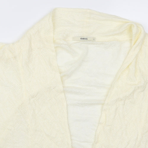 Oasis Womens Beige   Cardigan Jumper Size S  - Cream