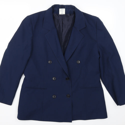 Amari Womens Blue   Jacket Suit Jacket Size 16