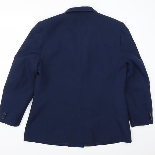Amari Womens Blue   Jacket Suit Jacket Size 16