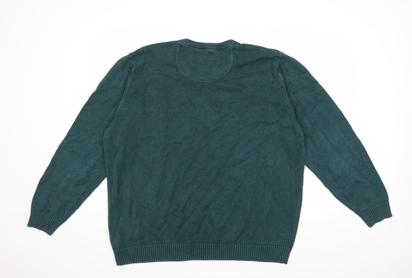 Maine Mens Green  Knit Pullover Jumper Size XL