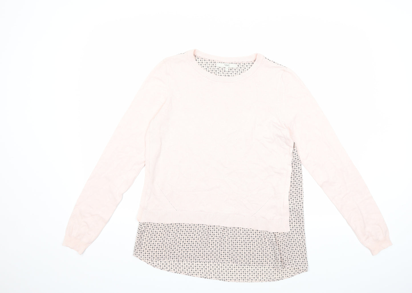 NEXT Womens Pink  Knit Pullover Jumper Size 8