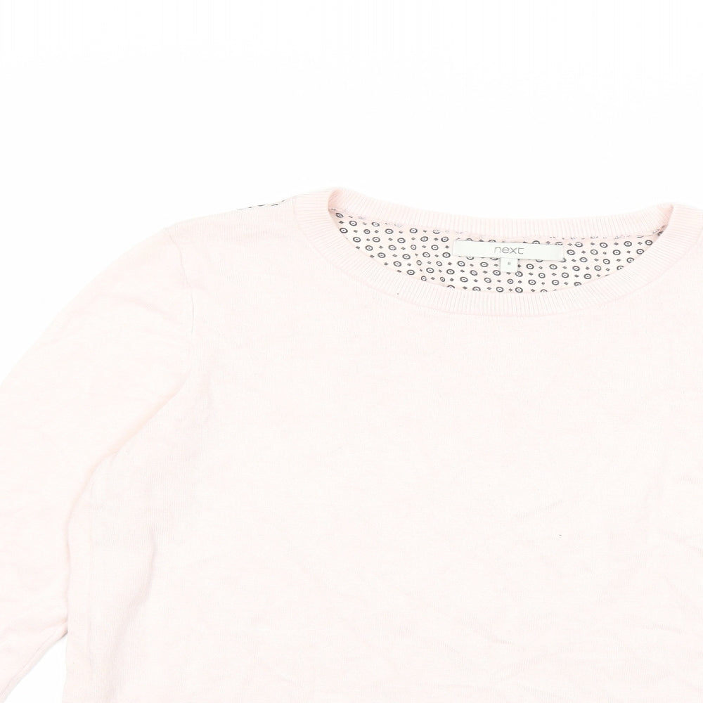 NEXT Womens Pink  Knit Pullover Jumper Size 8