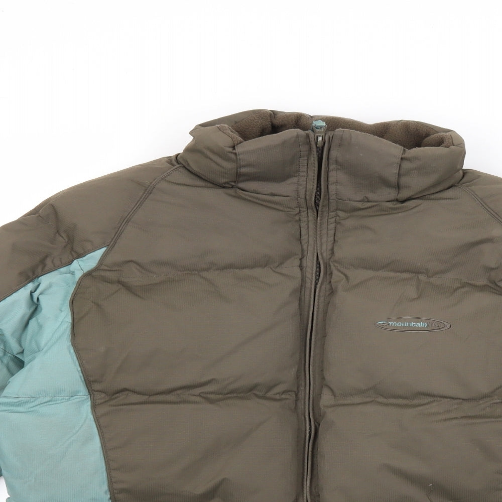 Mountain Life Womens Brown   Puffer Jacket Coat Size 14