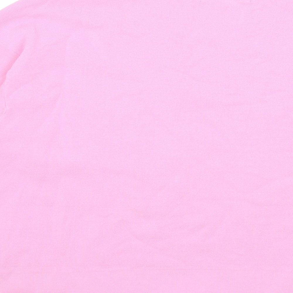 Marks and Spencer Womens Pink  Knit Pullover Jumper Size 14