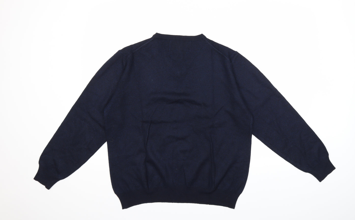 Jasper Conran Mens Blue  Knit Pullover Jumper Size XL
