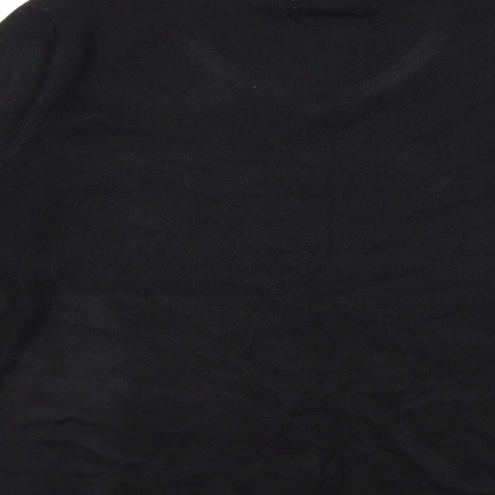 Marks and Spencer Mens Black  Knit Pullover Jumper Size L