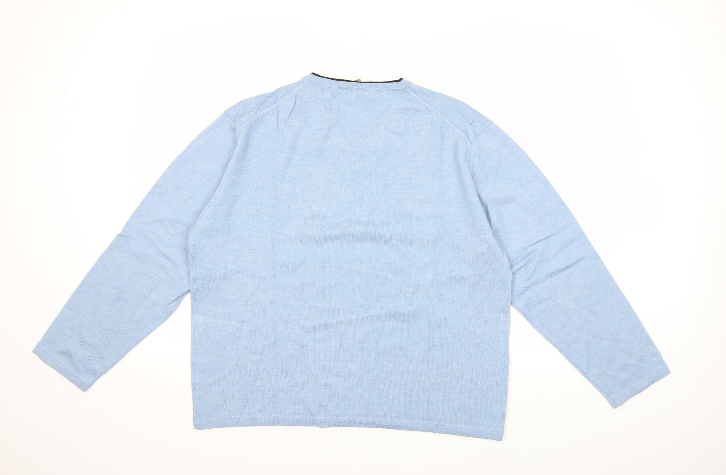 Preworn Mens Blue  Knit Pullover Jumper Size XL
