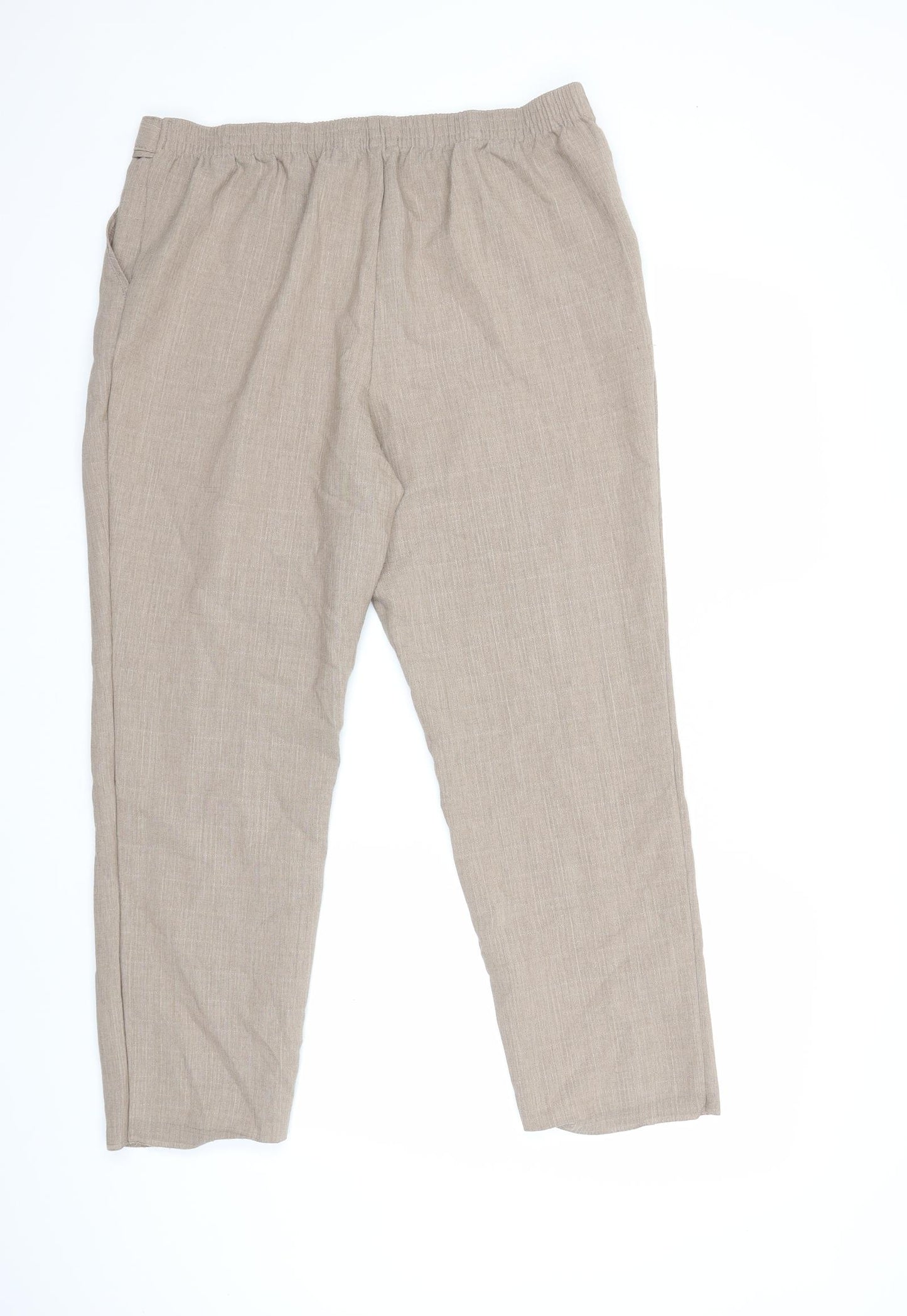 Marks and Spencer Womens Brown   Trousers  Size 16 L27 in
