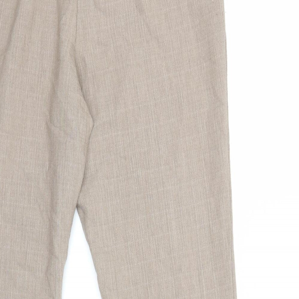 Marks and Spencer Womens Brown   Trousers  Size 16 L27 in
