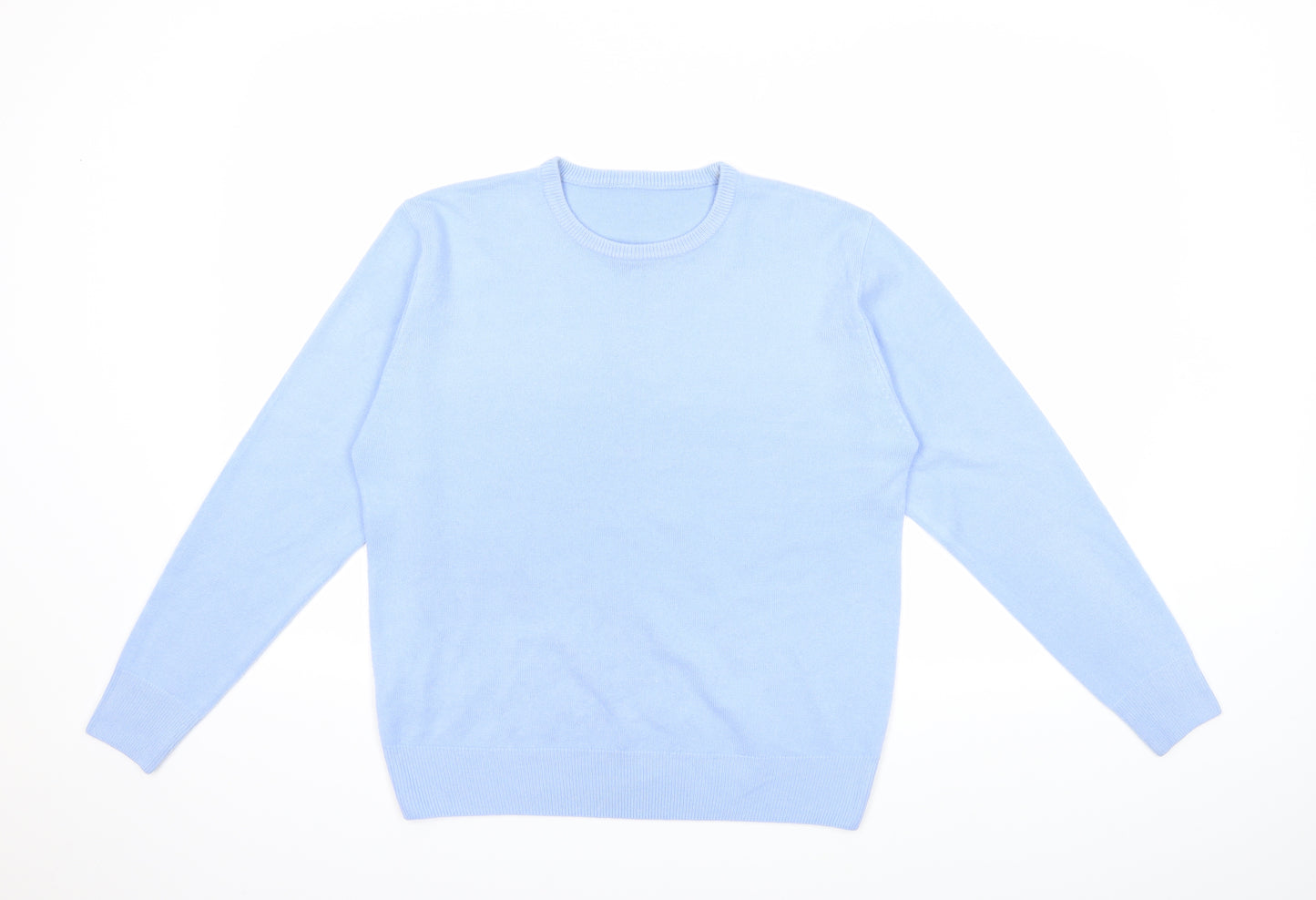 Isabelle Womens Blue  Knit Pullover Jumper Size M