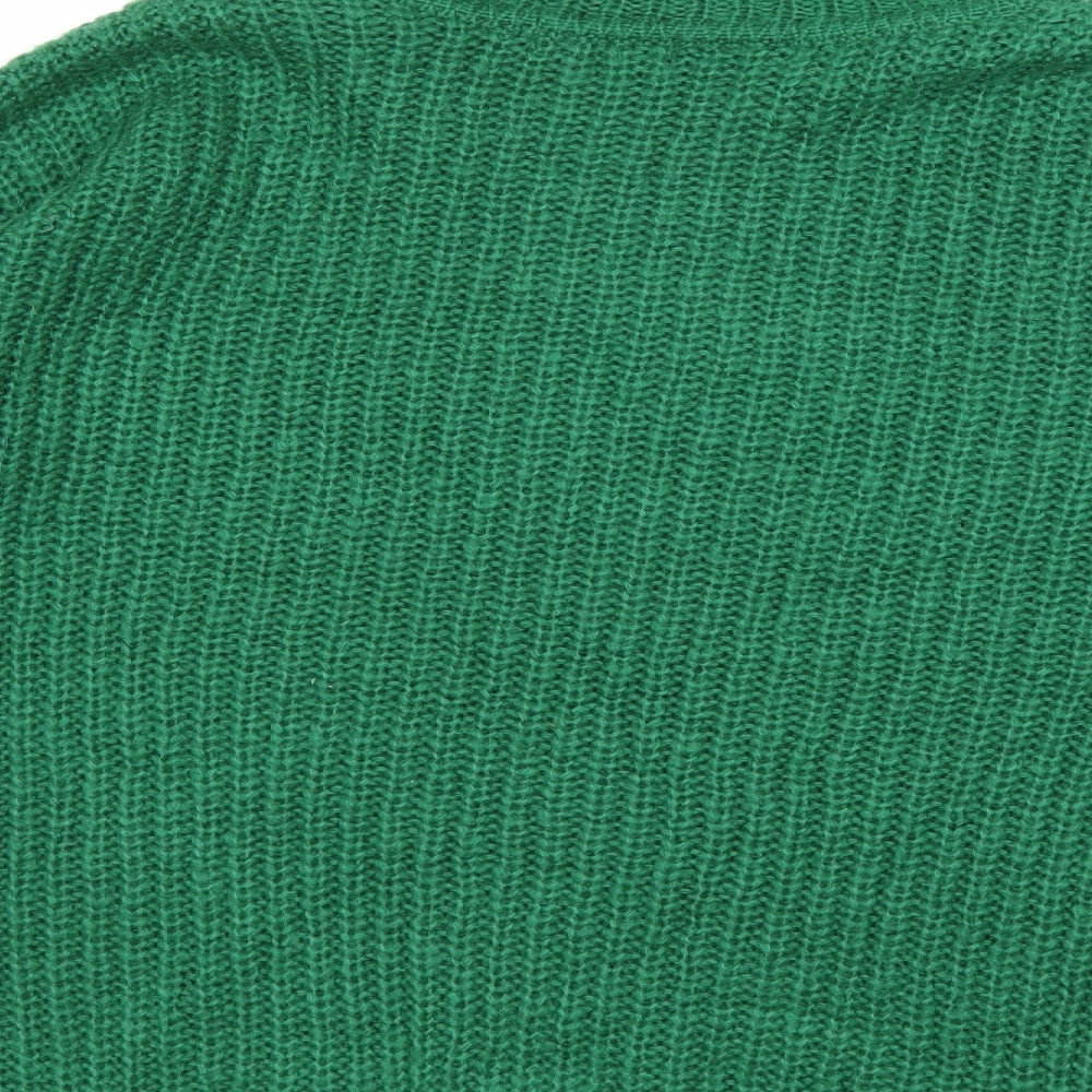 F&F Womens Green  Knit Pullover Jumper Size 16