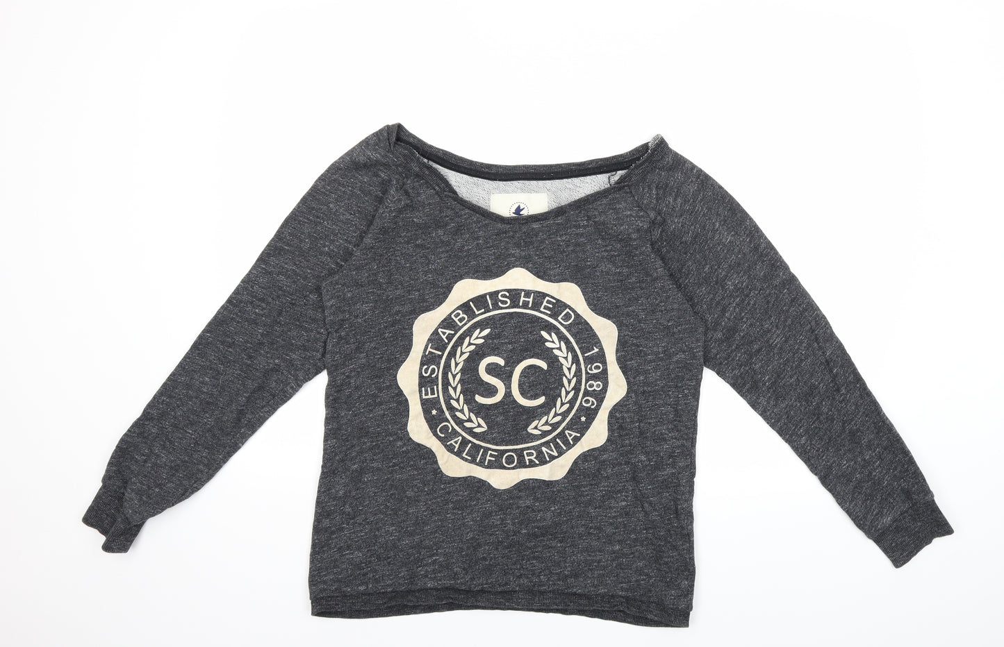 SoulCal&Co Womens Grey   Pullover Sweatshirt Size 12