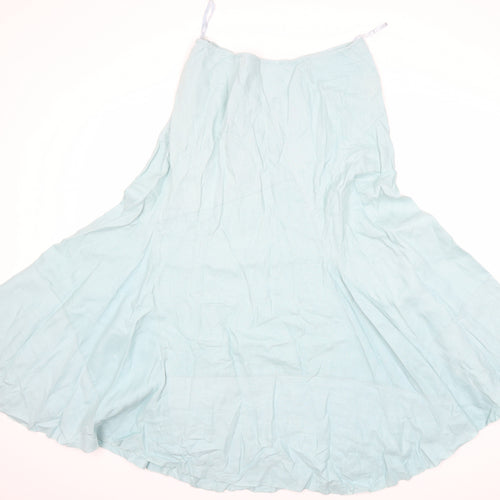 Per Una Womens Blue   Flare Skirt Size 16