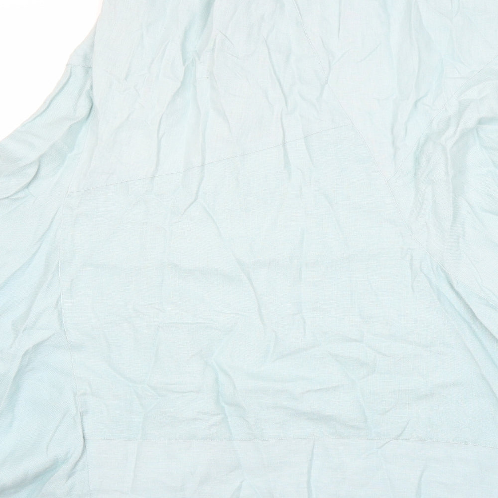 Per Una Womens Blue   Flare Skirt Size 16