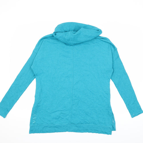 Andrew Marc Womens Blue   Pullover Jumper Size S