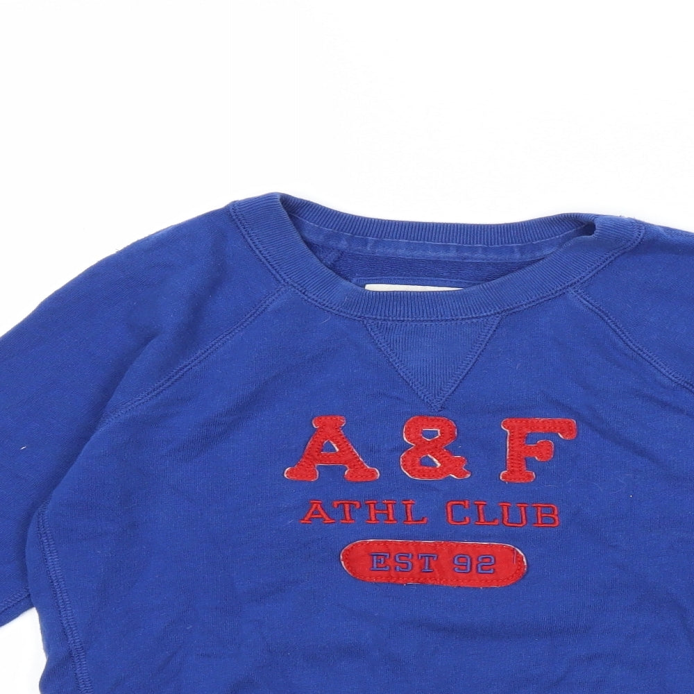 Abercrombie & Fitch Mens Blue   Pullover Sweatshirt Size S