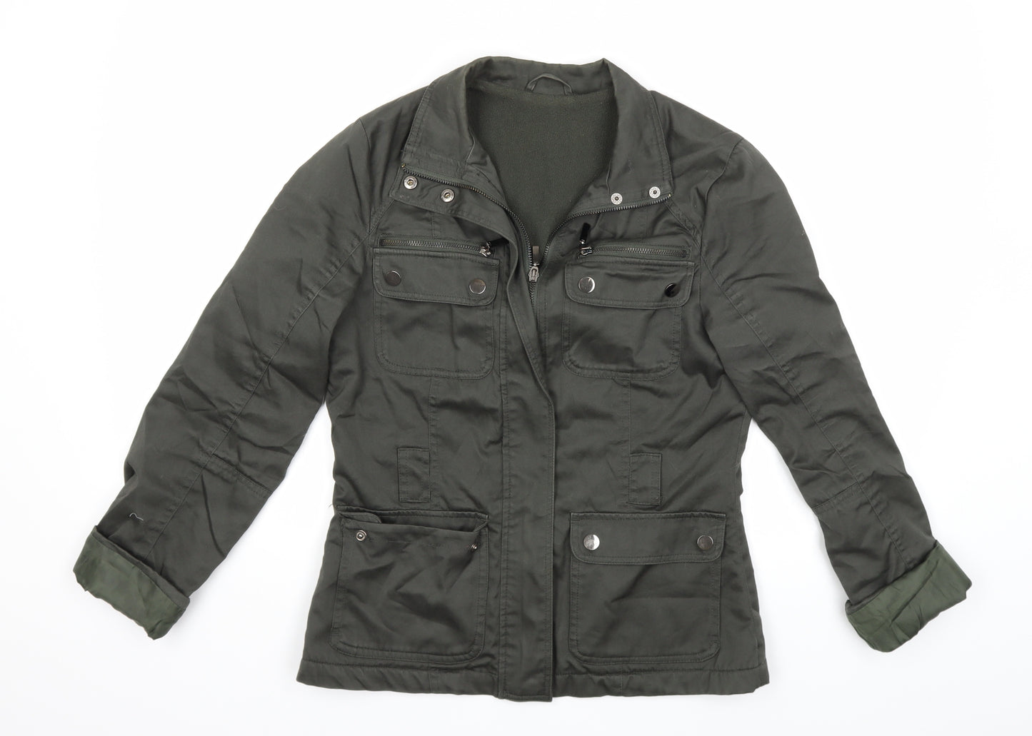 Dorothy Perkins Womens Green   Jacket Coat Size 8