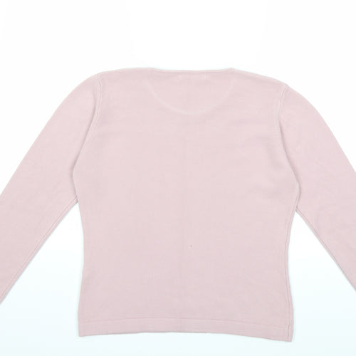 George Womens Purple  Knit Pullover Jumper Size 16