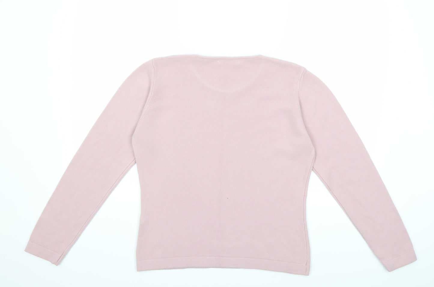 George Womens Purple  Knit Pullover Jumper Size 16