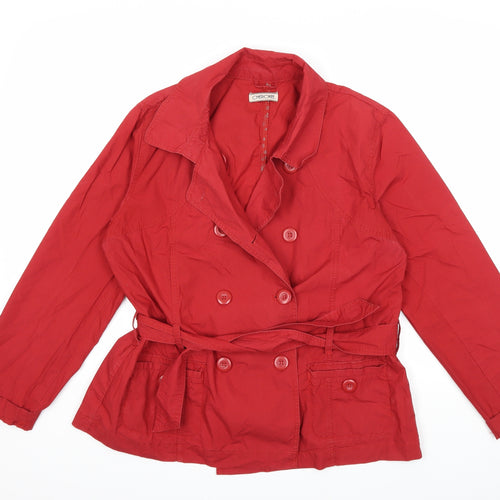 Cherokee Womens Red   Jacket Coat Size 16