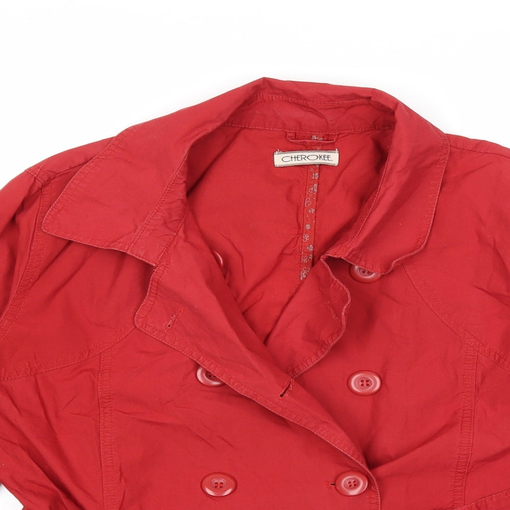 Cherokee Womens Red   Jacket Coat Size 16