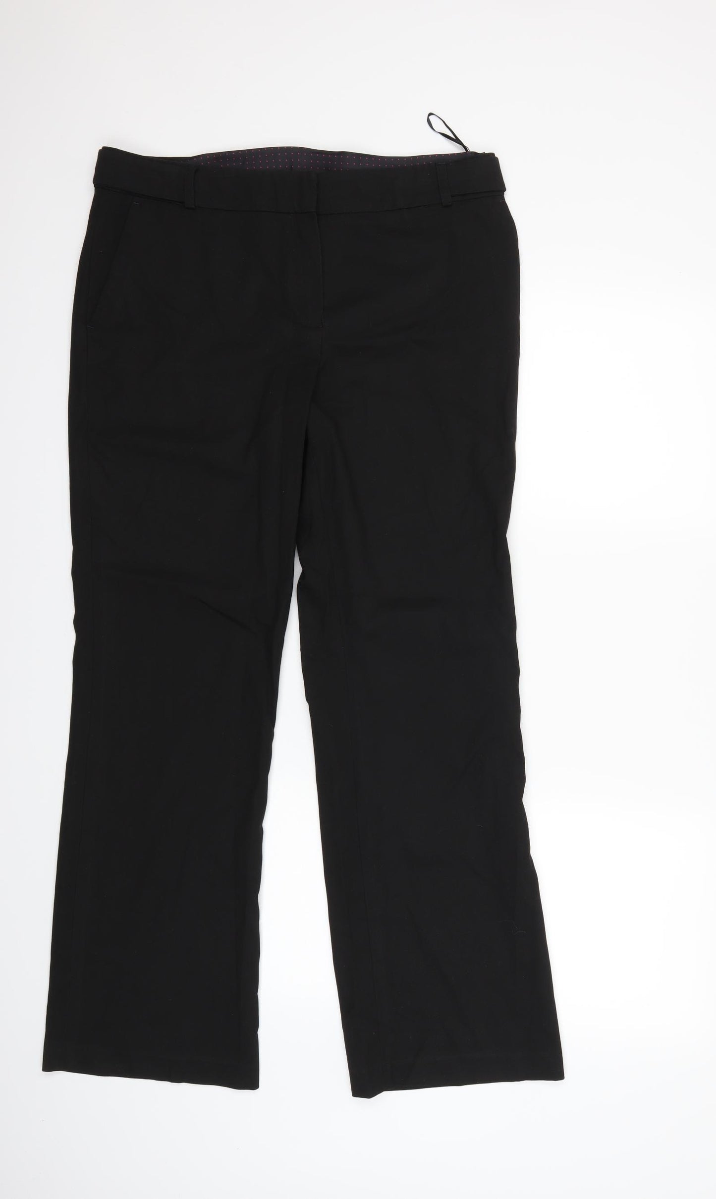 NEXT Womens Black   Trousers  Size 14 L31 in