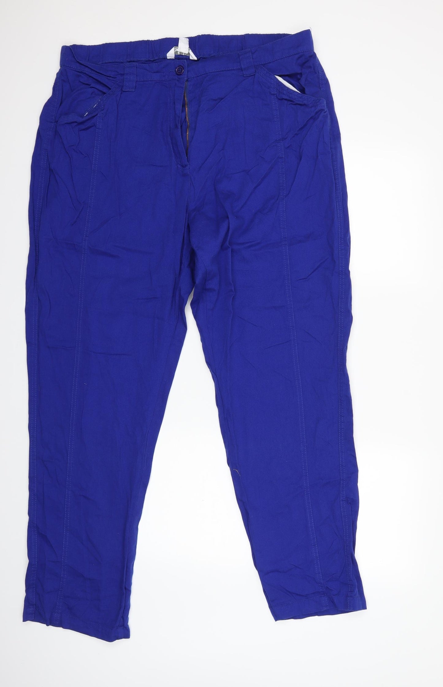 being casual Womens Blue   Trousers  Size 22 L32 in