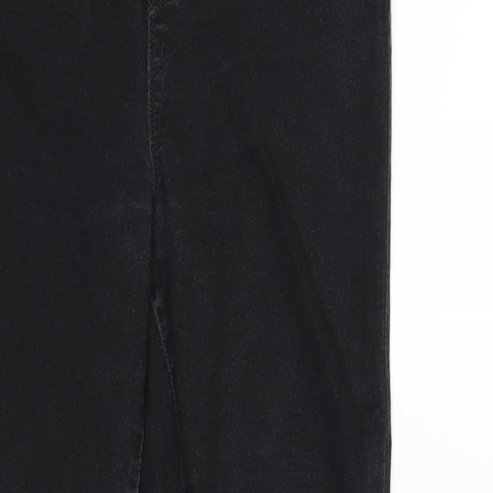 pep&co Womens Black  Denim Jegging Jeans Size 14 L28 in